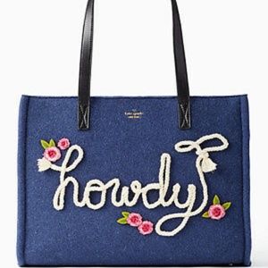 Kate Spade Wild Ones Howdy Mega Sam Tote